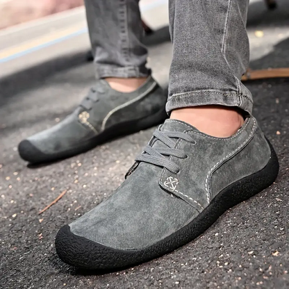 Summer Promotion 49% Off💝 Men's Premium Suede Orthopedic Walking Shoes - Breathable, Anti-Skid, All-Day Comfort