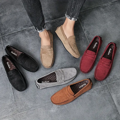 Spring & Summer Promotion 49% Off🔥 Men's Fashion Comfort Slip-on Loafers Shoes, Wear-resistant Non-Slip Smart Casual Walking Shoes