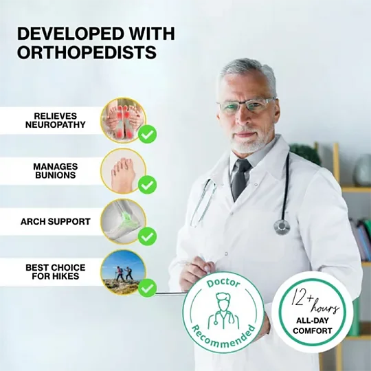 Last day Sale 70% OFF🔥 Men's Casual Fashion Orthopedic Outdoor Shoes – Waterproof Anti-Puncture, Anti-Collision