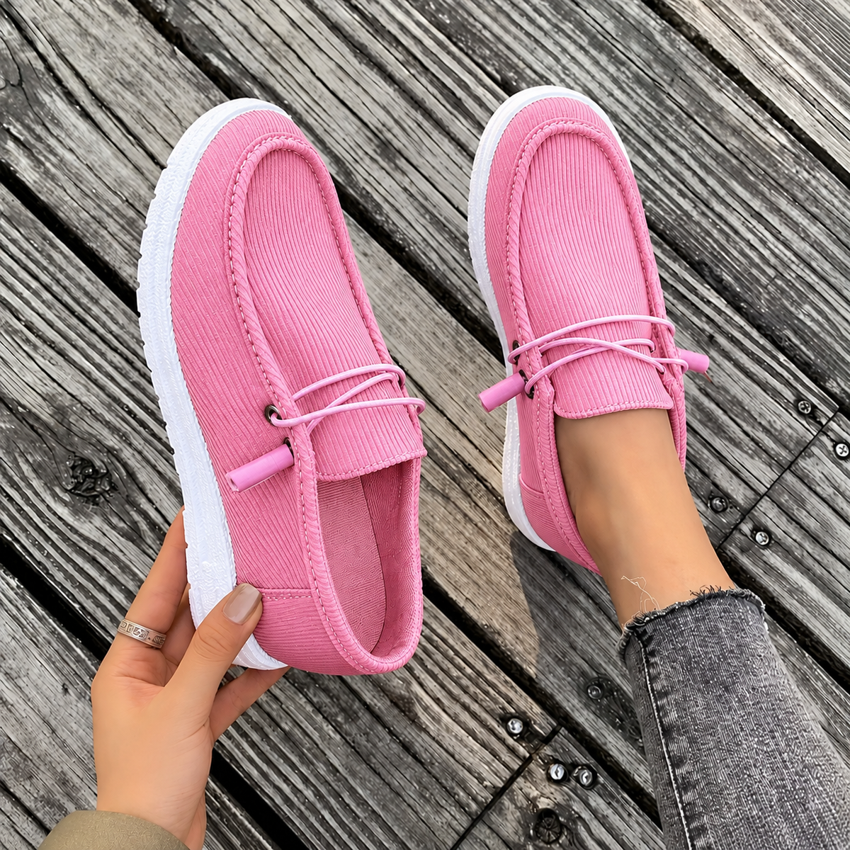 🍂 Early Fall Deal – 50% OFF❤️ Women’s Cloud Comfort Slip-On Shoes – Wide Toe Box, All-Day Walking Support