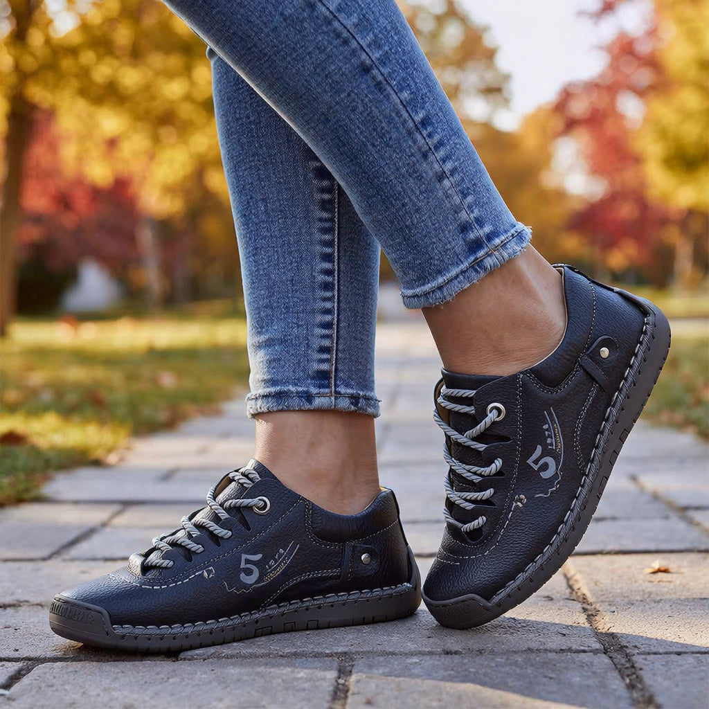 Last day 50% Off❤️ Handcrafted Classic Women's Casual Sneakers, Vintage Orthopedic Ankle Boots