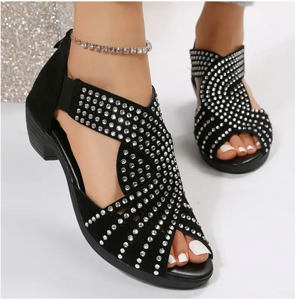 🔥Last Day Promotion 70% OFF🔥 Orthopedic Low Heel Cut-Out Sandals