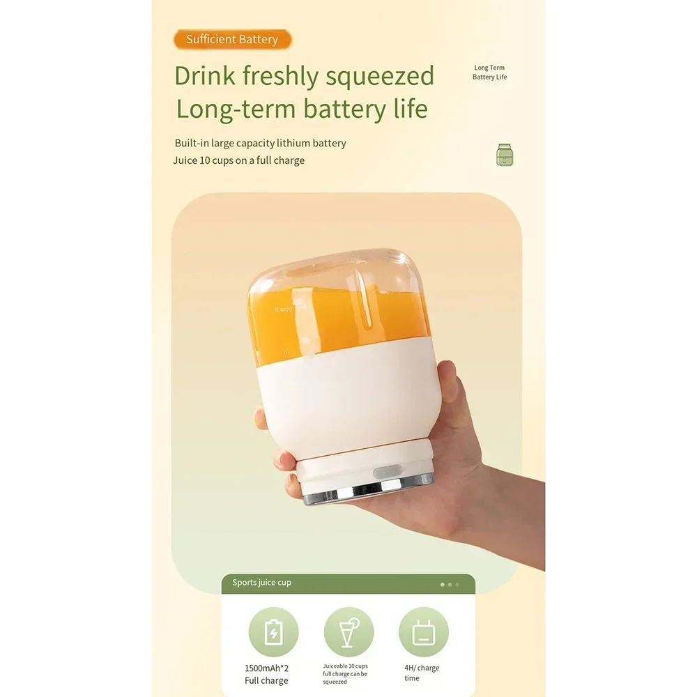 ⛱️Summer essentials 50% Off🥤Personal Blender for Smoothies & Shakes – Large Capacity Portable Juicer Cup | Travel, Gym, Office Friendly