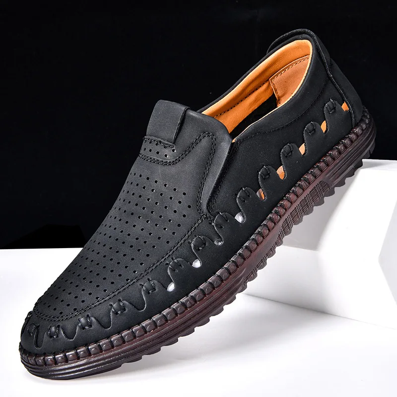 Summer Sale 49% Off🔥 Mens Leather Orthopedic Casual Slip-on Business Shoes