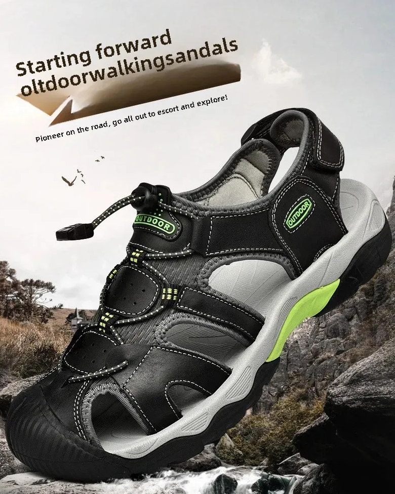 Early Summer Sale 50% Off💝 Plus Size Summer Casual Outdoor Orthopedic Slip-on Shoes, Summer Hiking Sandals