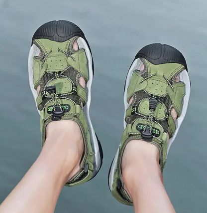 Early Summer Sale 50% Off💝 Plus Size Summer Casual Outdoor Orthopedic Slip-on Shoes, Summer Hiking Sandals