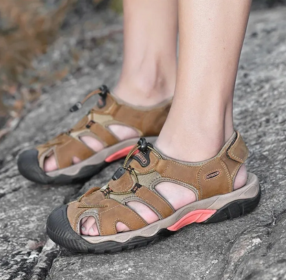 Early Summer Sale 50% Off💝 Plus Size Summer Casual Outdoor Orthopedic Slip-on Shoes, Summer Hiking Sandals