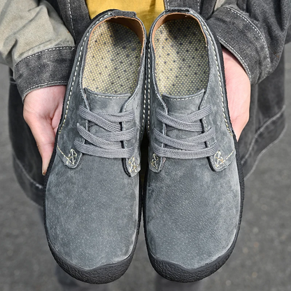 Summer Promotion 49% Off💝 Men's Premium Suede Orthopedic Walking Shoes - Breathable, Anti-Skid, All-Day Comfort