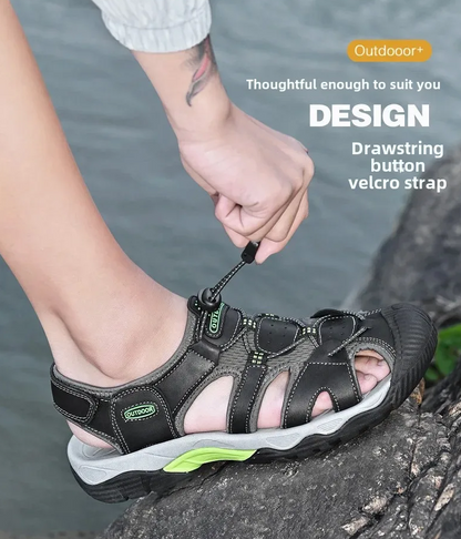 Early Summer Sale 50% Off💝 Plus Size Summer Casual Outdoor Orthopedic Slip-on Shoes, Summer Hiking Sandals