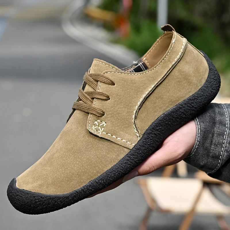 Summer Promotion 49% Off💝 Men's Premium Suede Orthopedic Walking Shoes - Breathable, Anti-Skid, All-Day Comfort