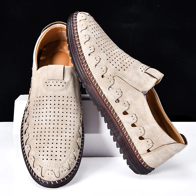 Summer Sale 49% Off🔥 Mens Leather Orthopedic Casual Slip-on Business Shoes