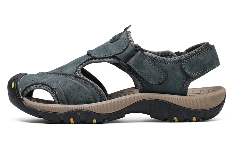 On This Week Sale off 50%🔥 Men's Outdoor Leather Orthopedic Summer Sandals