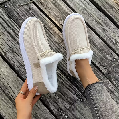 Fall Comfort Sale 50% Off❤️ CozyStep™ Women’s Orthopedic Fur-Lined Slip-On Shoes