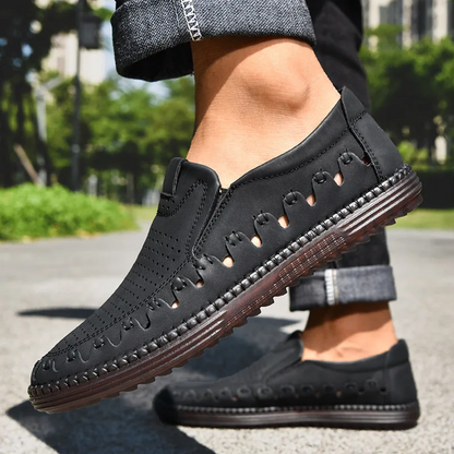 Summer Sale 49% Off🔥 Mens Leather Orthopedic Casual Slip-on Business Shoes