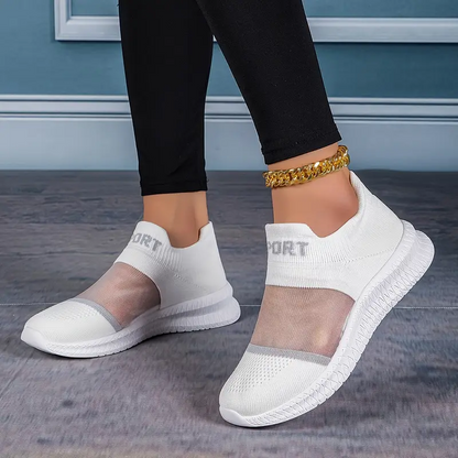 Last day 50% Off💕 Women's Breathable Summer Slip-On Sneakers - Lightweight Casual Shoes with Ergonomic Arch Support